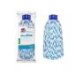 FREGONA HILO MICROONE  AZUL/BLANCO 170 G.