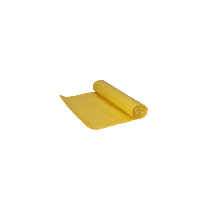 BOLSA BASURA 60X90 120GG AMARILLA R/10 CC1079