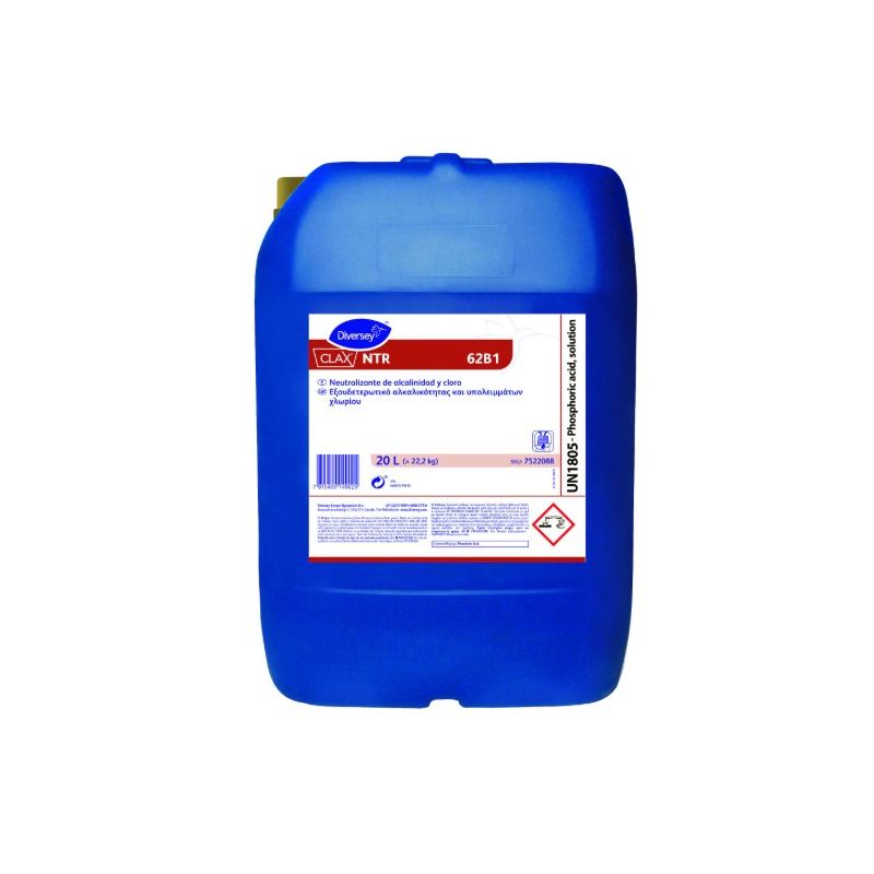 NEUTRALIZANTE DE ALCALINIDAD Y CLORO - CLAX NTR 62B1 20L