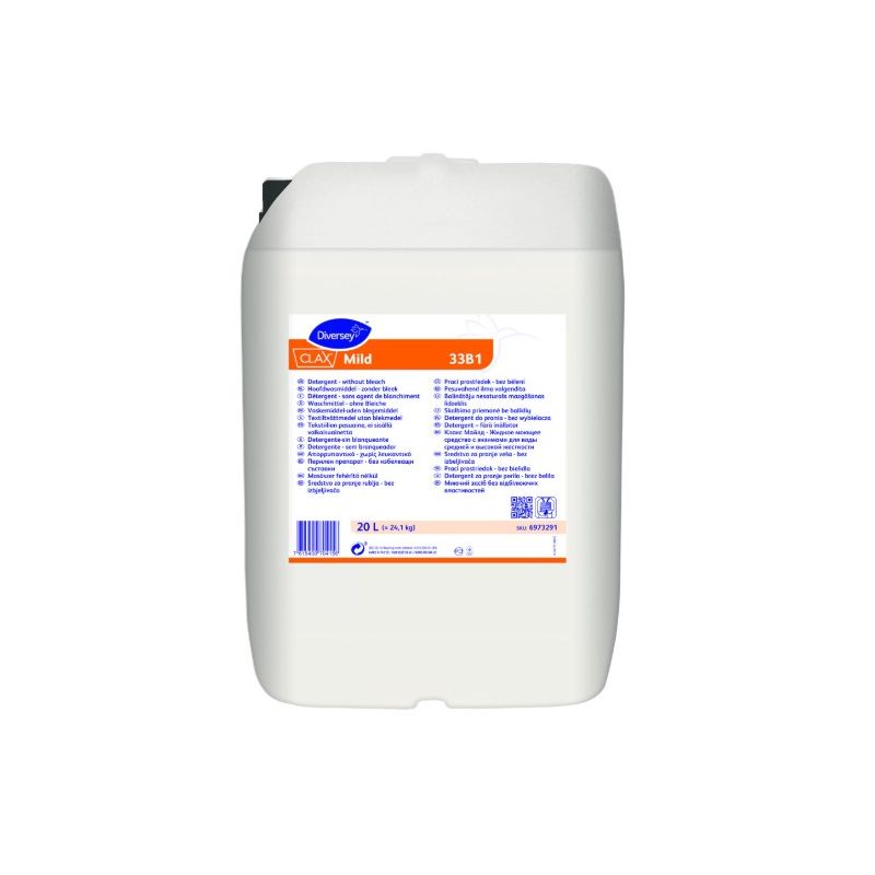 CLAX MILD 3RL1/33B1 20L DETERGENTE LIQUIDO PARA AGUAS DUREZA MODERADA CLAX MILD 3RL1/33B1 20L DETERGENTE LIQUIDO PARA AGUAS DUREZA MODERADA